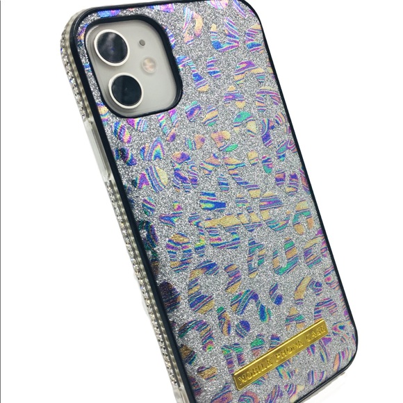 Accessories - 2/$20 iPhone 11 Case Silver Leopard Bling Case